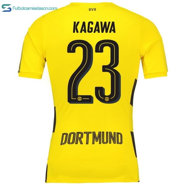 Camiseta Borussia Dortmund 1ª Kagawa 2017/18